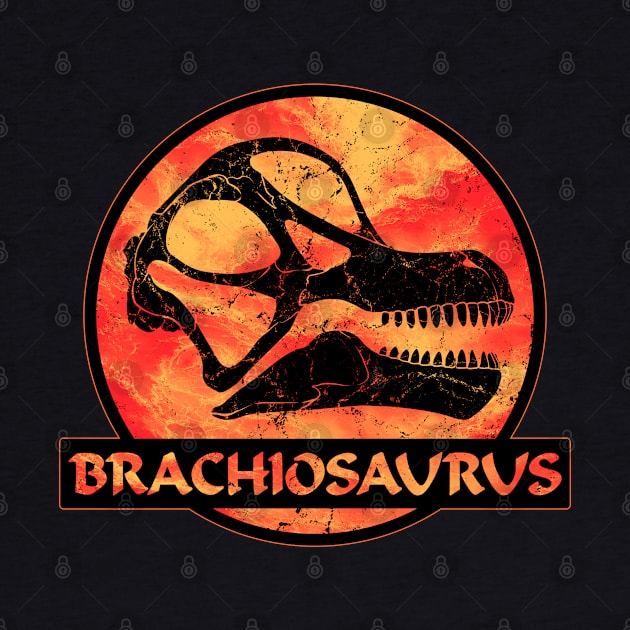 Brachiosaurus Fossil Skull by NicGrayTees